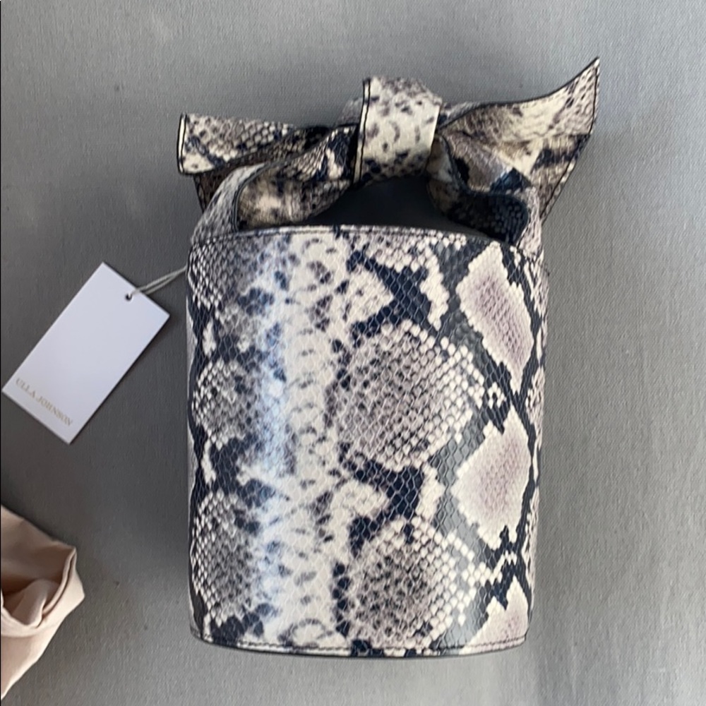 New Ulla Johnson Python Bucket bag